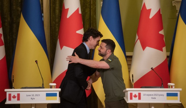 Canadian PM Trudeau Visits Kyiv, Promises $500m Aid to Ukraine