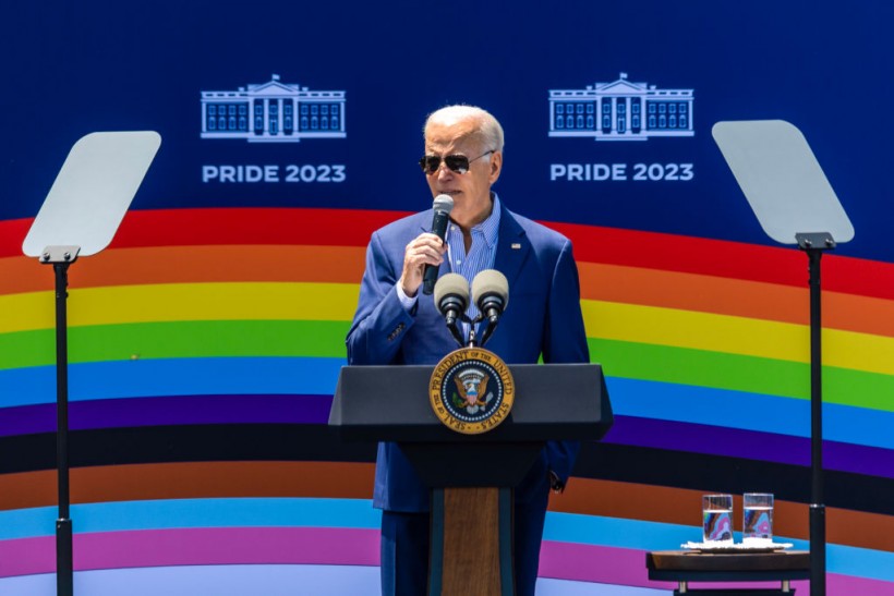 Biden Slammed for US Flag Code Violation After Pride Month Display at