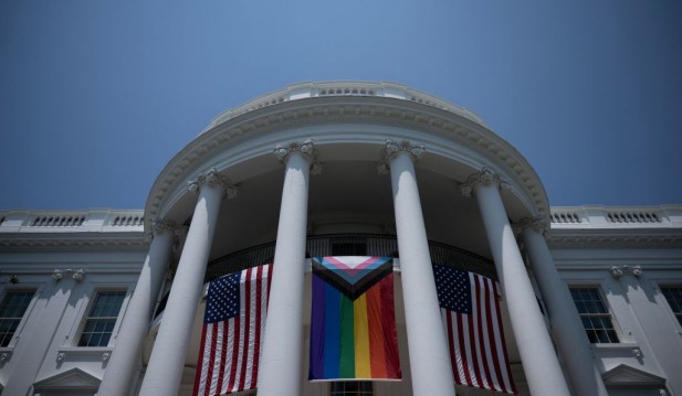 Conservatives Slam White House Pride Party After Trans Model Flashed Her Breasts