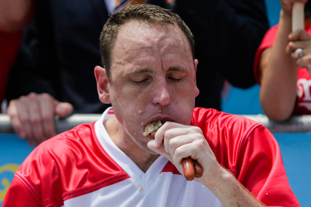 Joey Chestnut Wins Nathan’s Hot Dog Eating Contest! How Many Did He Eat ...