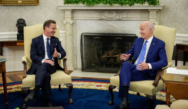Biden Expresses 'Full Support' for Sweden's NATO Bid, Hosts Prime Minister at White House