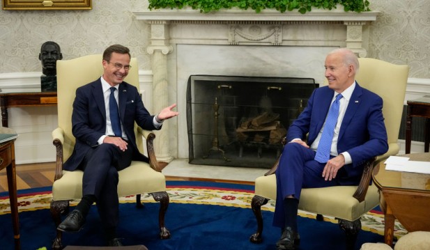 President Biden Meets With Swedish Prime Minister Ulf Kristersson In The White House