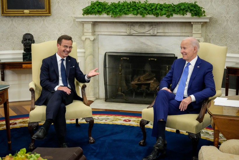 President Biden Meets With Swedish Prime Minister Ulf Kristersson In The White House