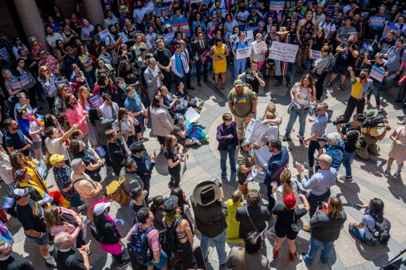 Activists Rally Against Proposed Texas Bills That Would Limit Healthcare To Transgender Youth