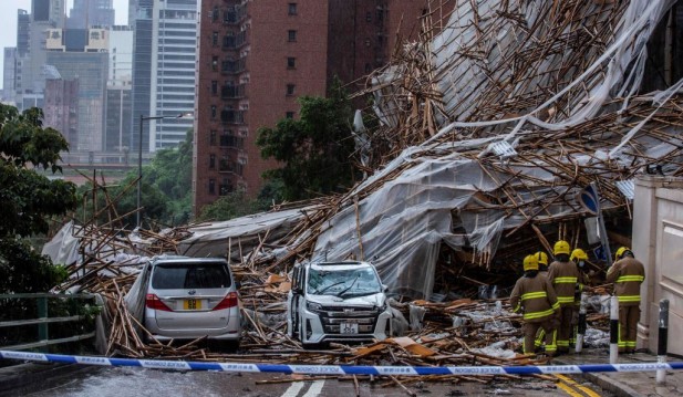 China Floods: Car Terrifyingly Plunges Into Crater as Bridge Collapsed After Record Rains