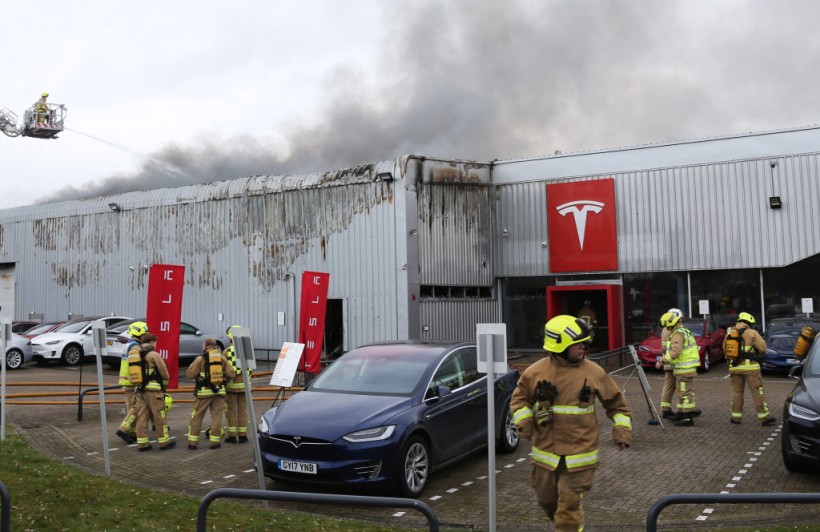 Tesla Fire