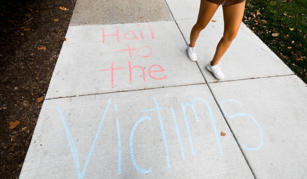 Vigil Held For Victims Of Sexual Abuse At The University Of Michigan