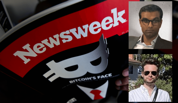 Photo of Newsweek CEO Dev Pragad Left and newsweek Congressional Correspondent Right