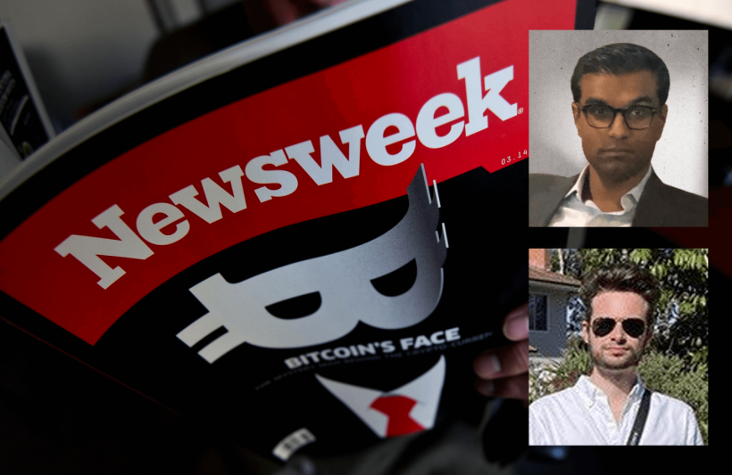 Photo of Newsweek CEO Dev Pragad Left and newsweek Congressional Correspondent Right