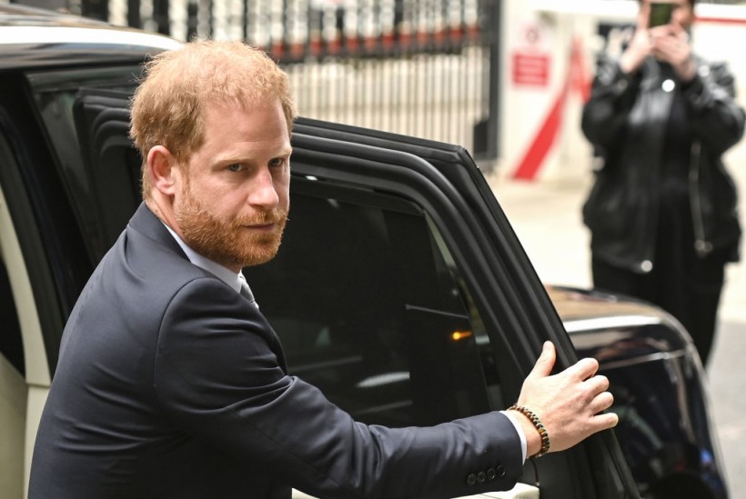Prince Harry Spotted in Windsor Castle Visiting Late Grandmother Elizabeth II’s Tomb