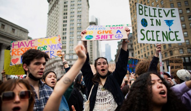 New York City Climate Protest: AOC Warns Threat Should Not be Ignored