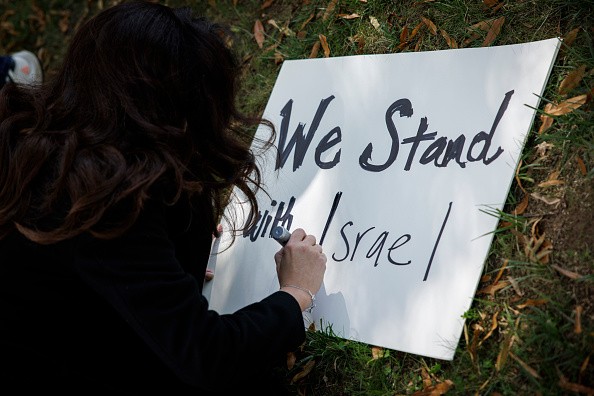 Rally Held At Israel's Embassy In Washington, D.C. After Hamas Attack