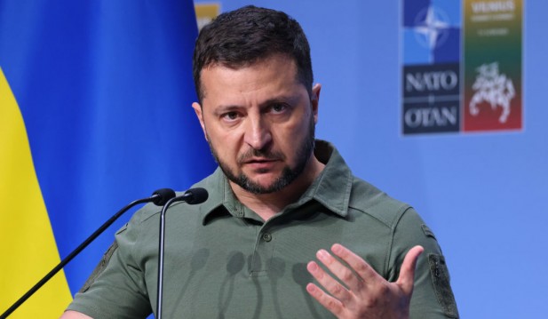 Zelensky Visits NATO HQ for First Time Since Russian Invasion, Joins Meeting of Global Defense Leaders