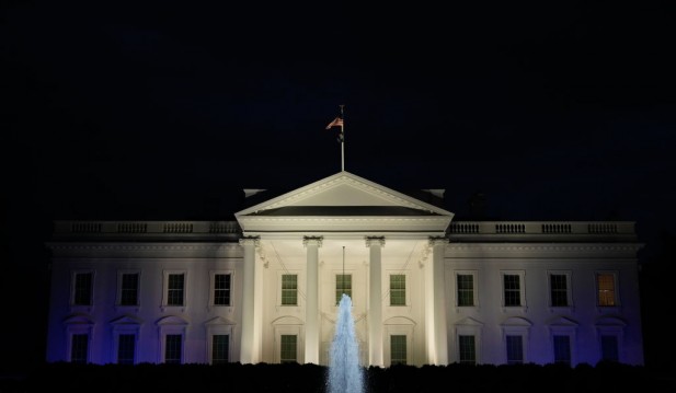 White House Lit Up In Colors Of The Israeli Flag