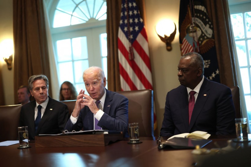 President Biden Meets With His Cabinet At The White House For Update On Current Issues Facing The Nation
