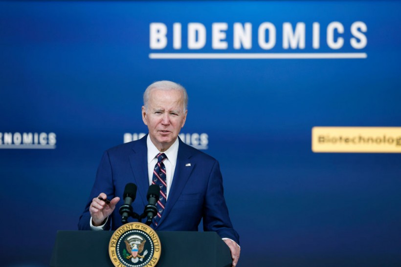 President Biden Delivers Remarks From The White House On His Administration's Handling Of The Economy