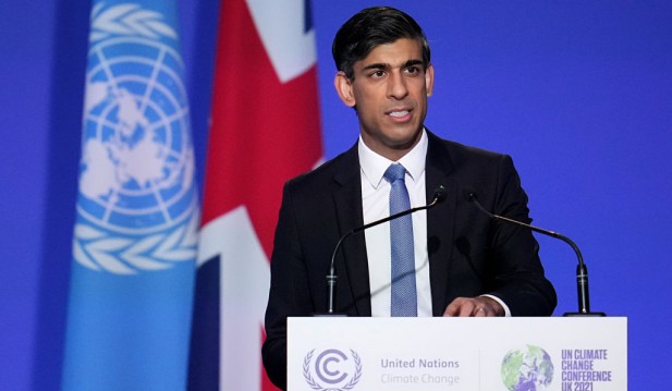 UK Chancellor Rishi Sunak Delivers Keynote Speech To COP26