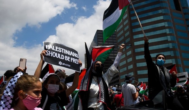 US-ISRAEL-PALESTINIANS-CONFLICT-PROTEST-DEMONSTRATION