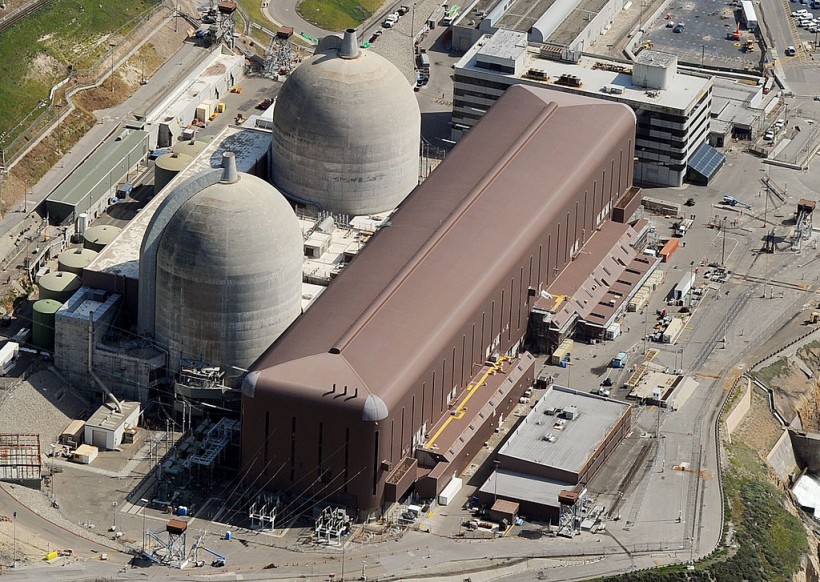 Aerial view of the Diablo Canyon Nuclear