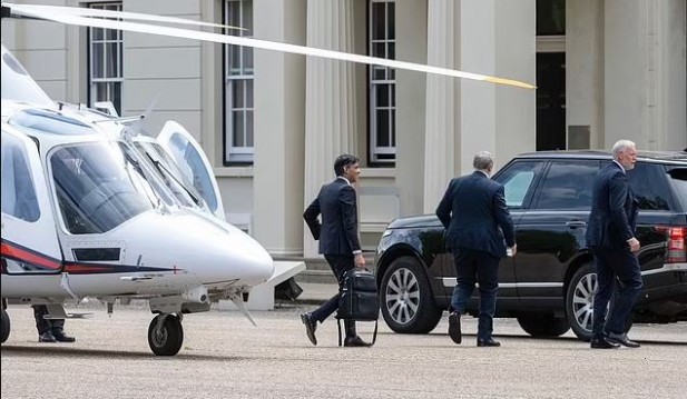 British PM Rishi Sunak Intervenes to Keep RAF’s VIP Helicopters Flying