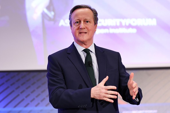 U.K. Foreign Secretary David Cameron Speaks At Aspen Security Forum