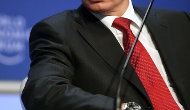 Vladimir Putin, Prime Minister of the Russian Federation, captured during the 'Opening Plenary of the World Economic Forum Annual Meeting 2009' at the Annual Meeting 2009 of the World Economic Forum in Davos, Switzerland, January 28, 2009.