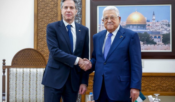 Blinken Visits West Bank, Meets Abbas