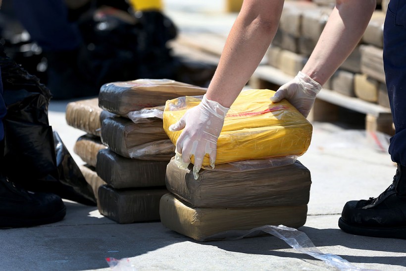 Coast Guard Displays Marijuana And Cocaine Seized By Its Fast Response Cutters