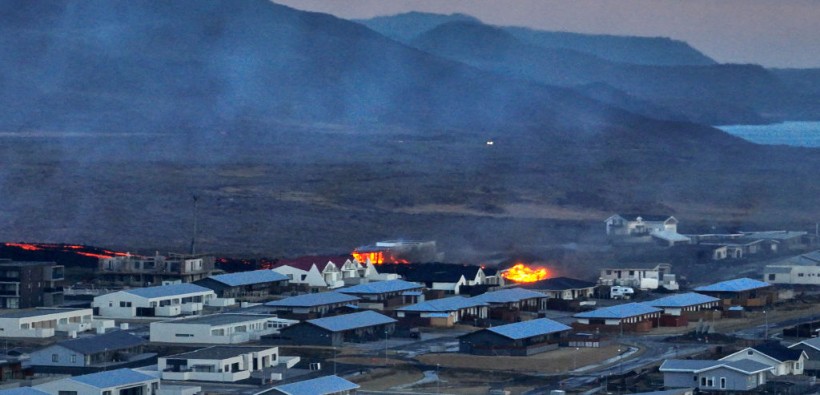 Iceland’s Grindavik Volcano Destroys Fishing Town After Renewed Eruption