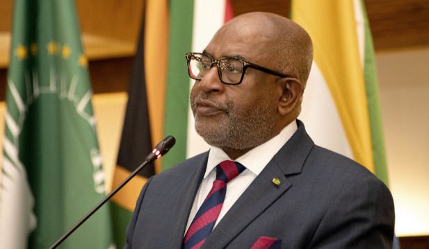 President Azali Assoumani of the Union of Comoros attending the African Union(AU) 3rd Men’s Conference on Positive Masculinity in Leadership to End Violence Against Women and Girls held at the DIRCO OR Tambo Building in Pretoria.
