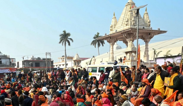 India: PM Modi Opens Controversial Hindu Temple Built on Ruined Mosque