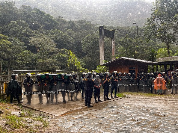 PERU-TOURISM-MACHU PICCHU-PROTEST-STRIKE