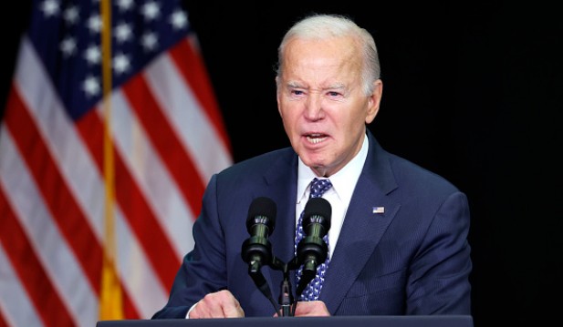 President Biden Addresses House Democrats Retreat In Leesburg, Virginia