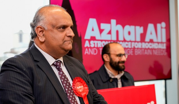 Labour Candidate Azhar Ali Launches Campaign Ahead Of Rochdale Byelection