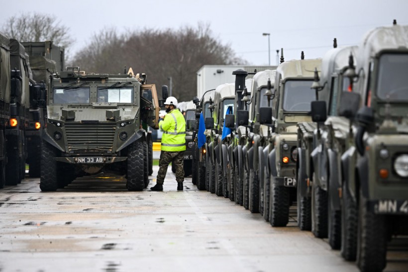 British Army Sets Sail To Europe for Exercise Steadfast Defender