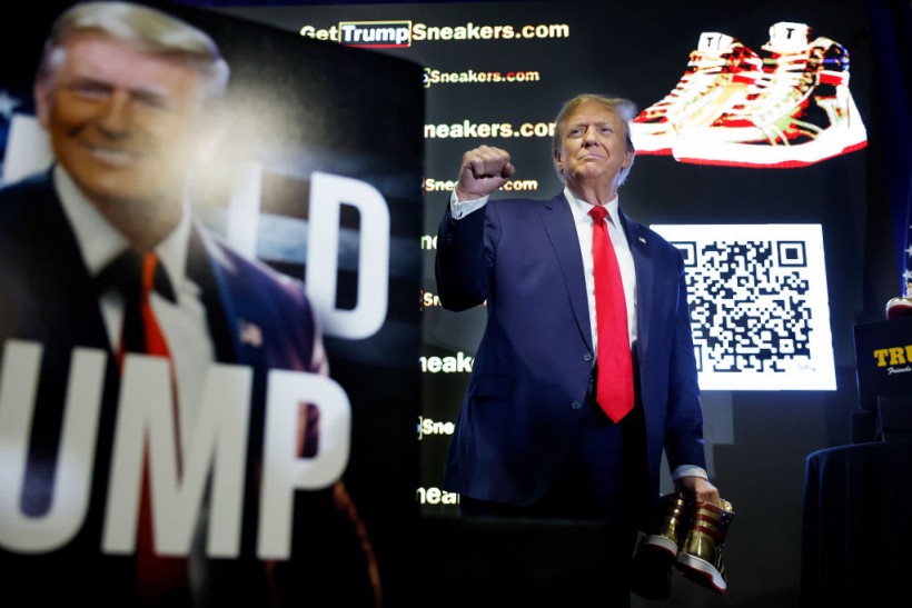 Trump Makes Surprise Philly Visit for Sneaker Con