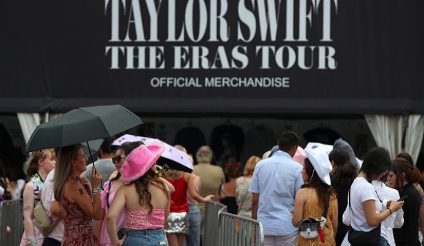 Taylor Swift Fans Gather Outside Concert Venue In Sydney