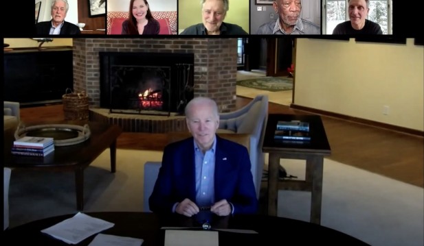 President Biden gets advice from Hollywood actors