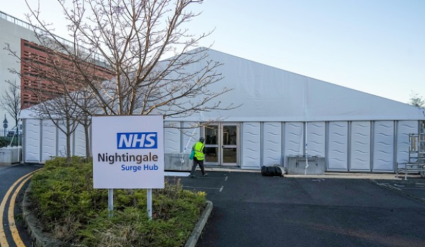 NHS Nightingale Hubs Set Up At English Hospitals To Accommodate Rise In Covid Cases