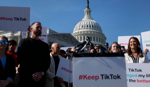 Rep. Garcia Holds Capitol Hill Press Conference With TikTok Creators