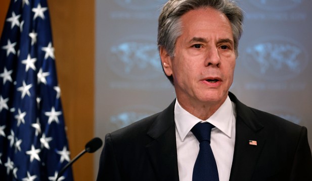 Secretary Of State Anthony Blinken Holds Media Briefing At State Department