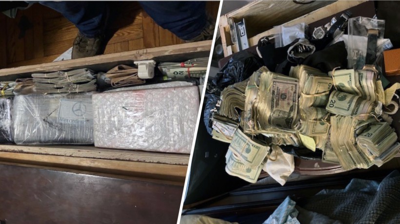 Drugs and Millions in Cash Hidden in Furniture with Secret Compartments