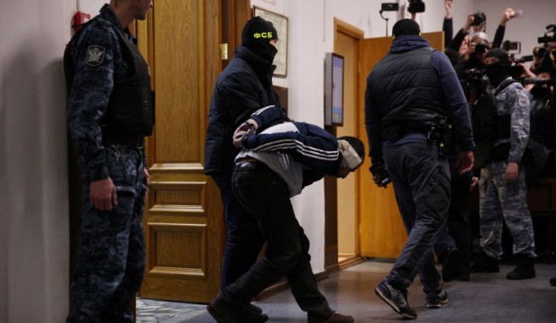 Moscow Court Convenes: Suspects in Deadly Concert Hall Attack Appear with Signs of Abuse