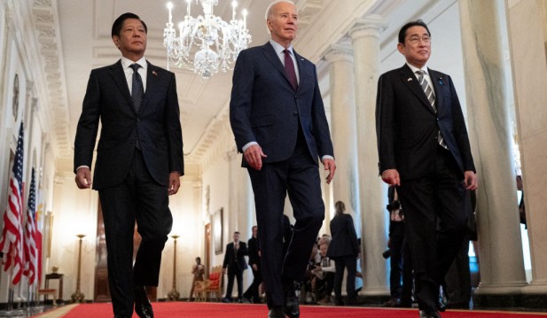 Biden Stresses 'Ironclad' US Support for PH, JP in White House Trilateral Summit