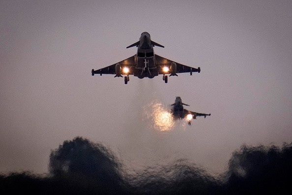 Eurofighter Typhoons Fly From RAF Coningsby
