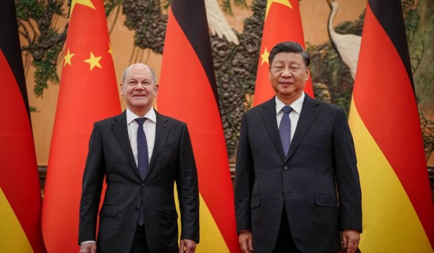 German Chancellor Meets Xi Jinping in Beijing