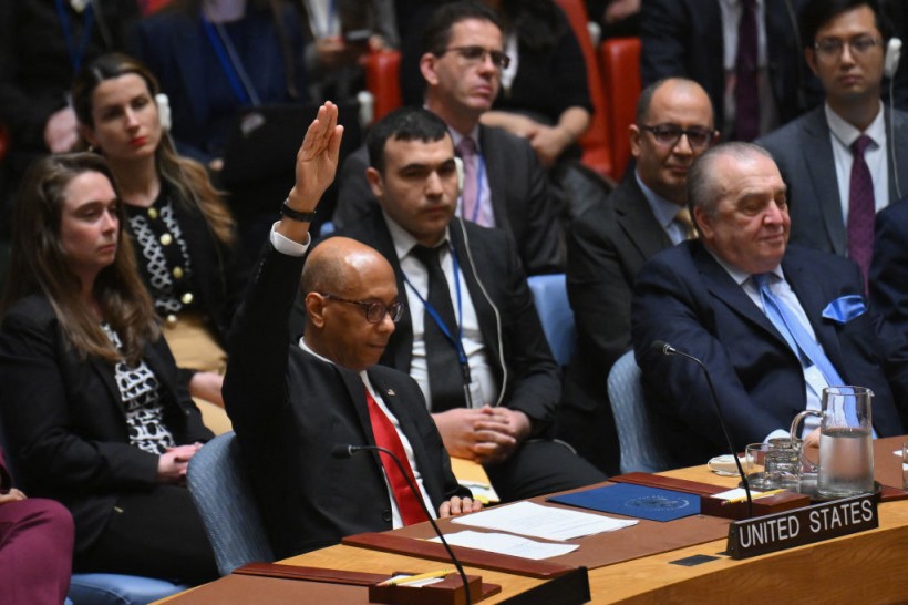 US Vetoes UN Security Council’s Vote to Induct Palestine Into Organization