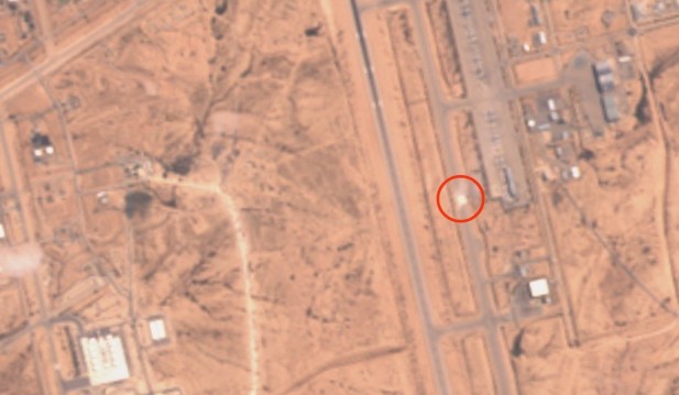 Satellite Image of Israeli Air Base