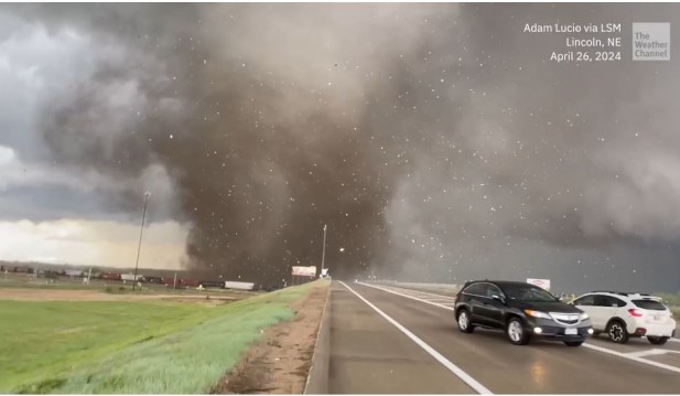 Tornado strikes Lincoln, Nebraska