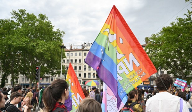 FRANCE-LESBIAN-TRANSEXUAL-PROTEST-WALK-LYON